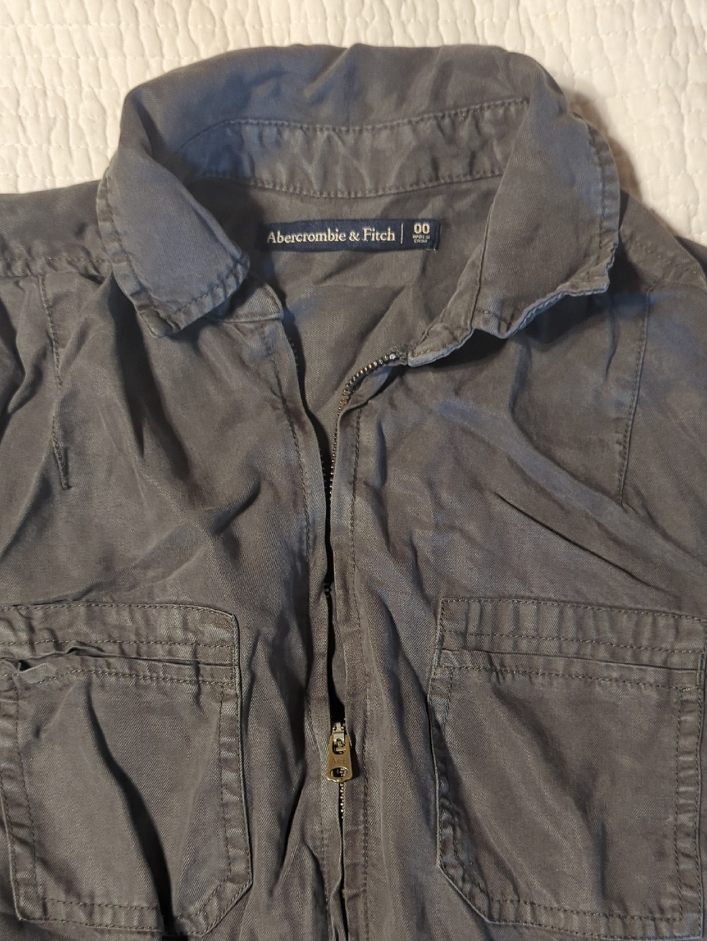 Abercrombie & Fitch  Green Utility Jumper